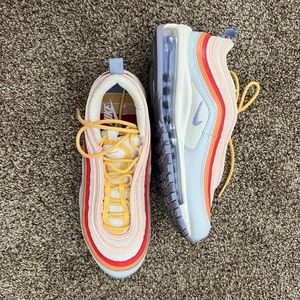 Nike womens air max 97 grey light thistle colorway size 8 in excellent condition